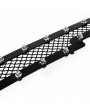 2PCS Stainless Steel Rivet Car Grille for 2008-2012 Chevy Malibu Black Coating