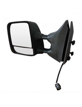 Mirror Power Heated Towing Black Driver Left Side for 04-15 Titan