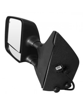 Mirror Power Heated Towing Black Driver Left Side for 04-15 Titan